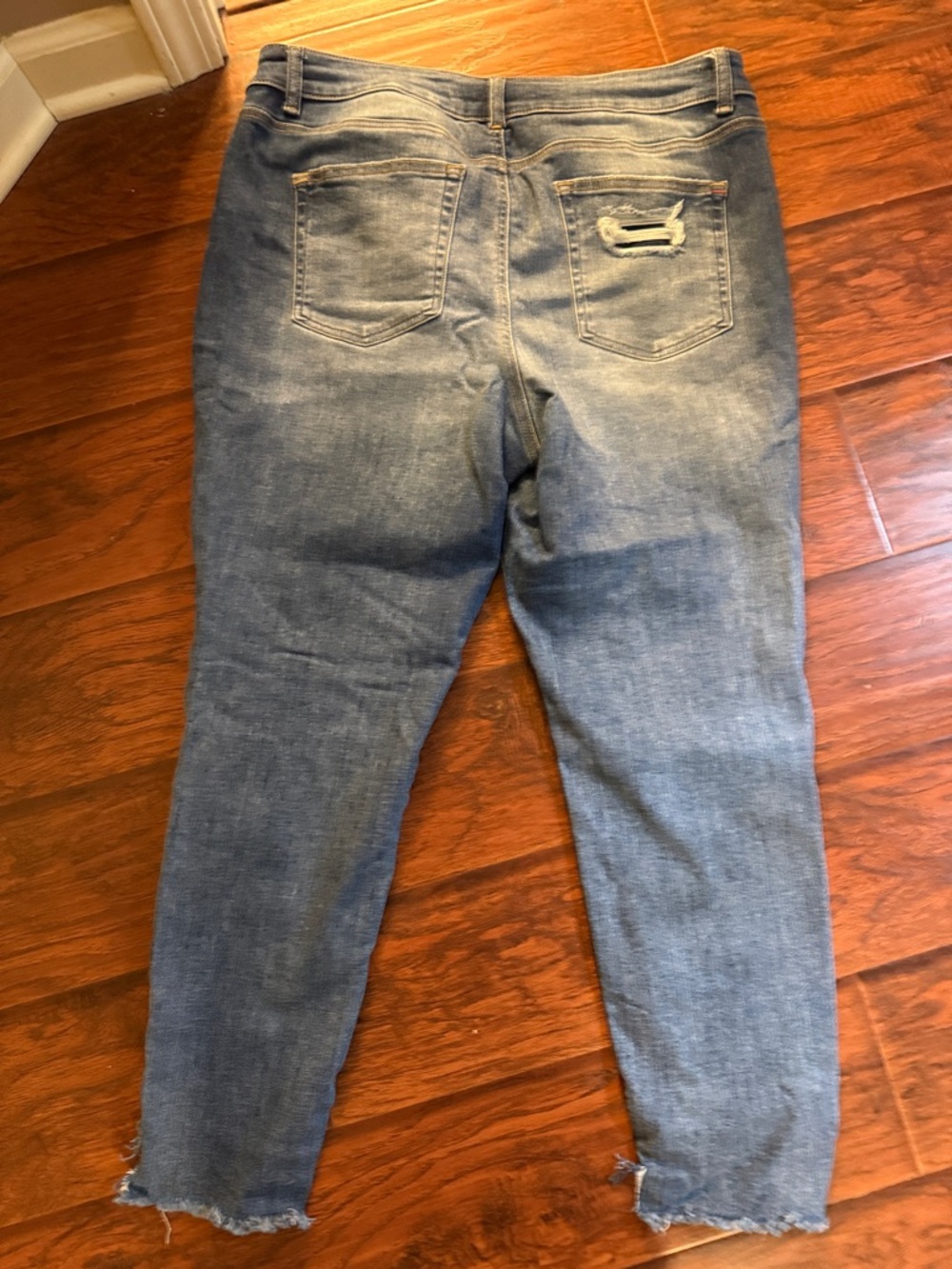 Distressed Blue Ripped Jeans - Picture 5 of 5